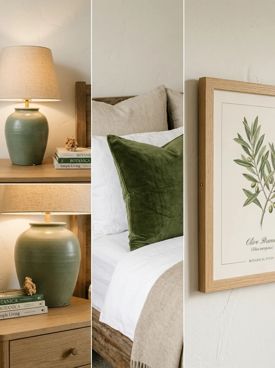 Green Bedroom Ideas for Accents: Introducing Color Without Touching a Wall