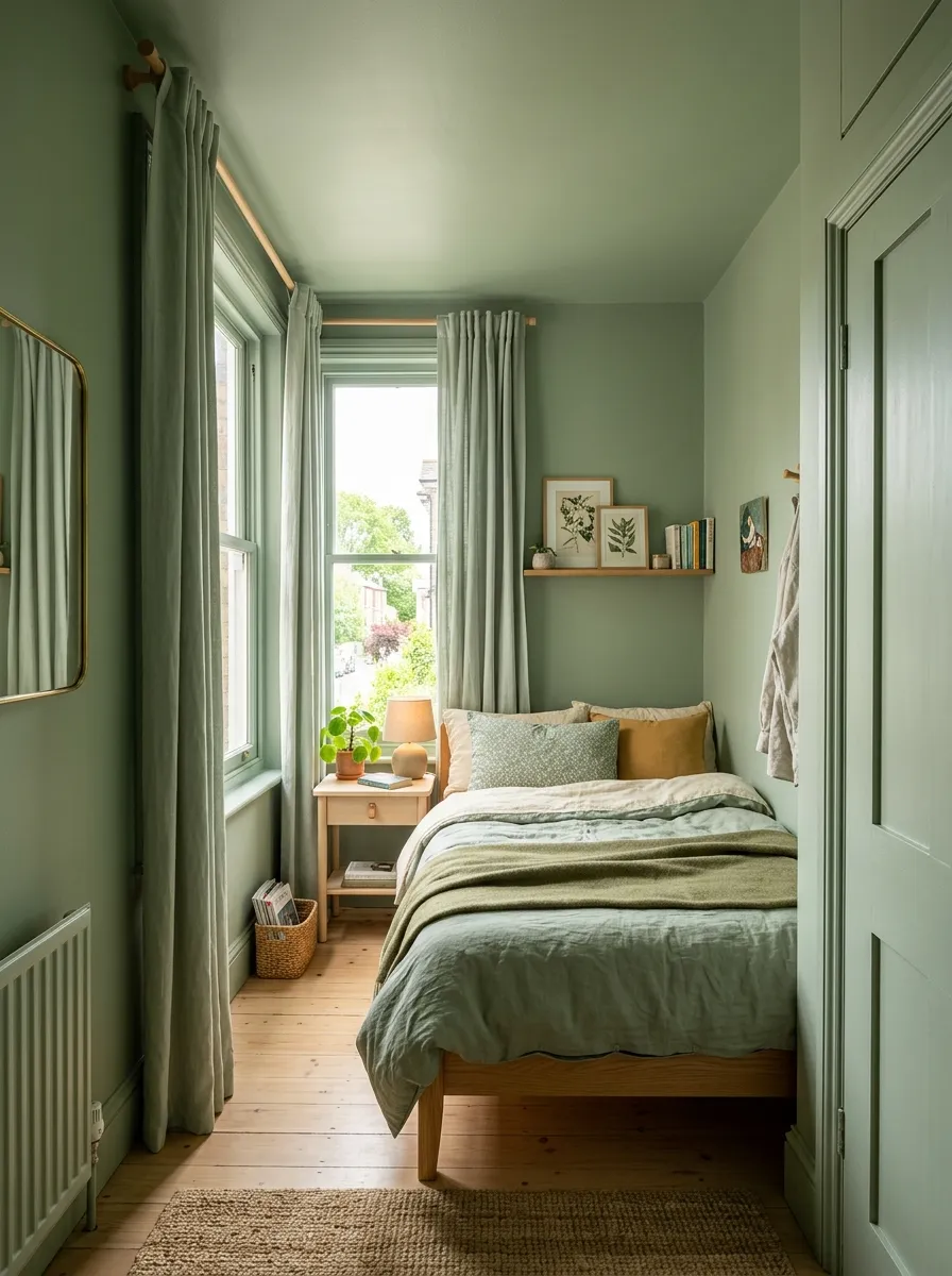 Green Bedroom Ideas for Small Rooms: How Sage Green Lets a Compact Bedroom Breathe