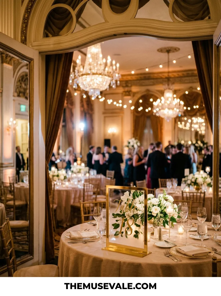 Hold the Table Numbers Until the Wedding Table Decorations Clear the Squint Test