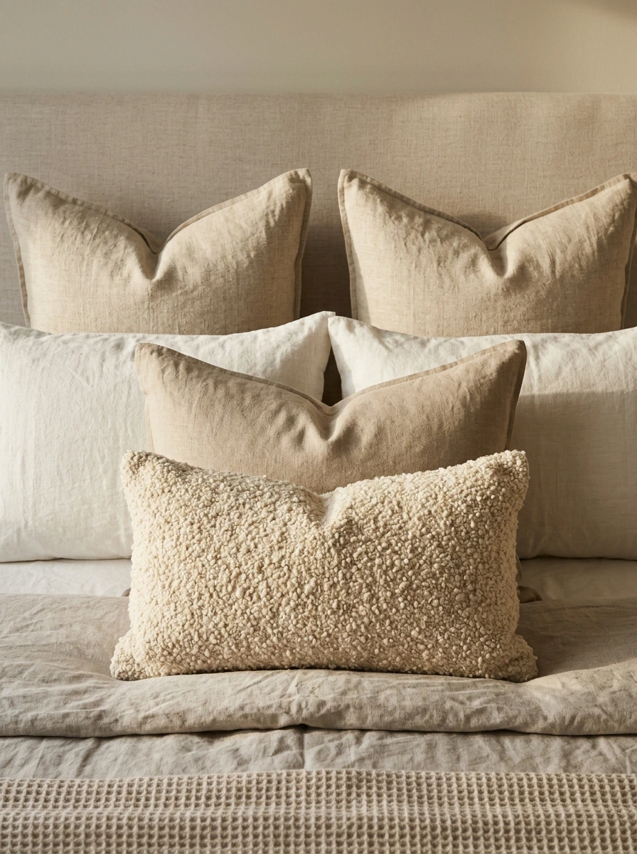 How Many Pillows Does a Master Bedroom Bed Really Need? Fewer Than the Catalog Suggests
