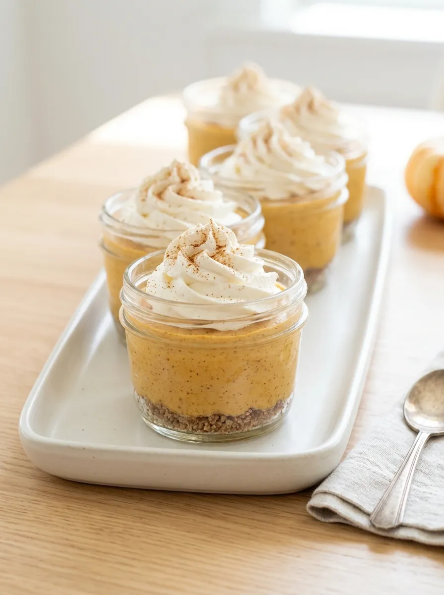 Keto Pumpkin Cheesecake Cups