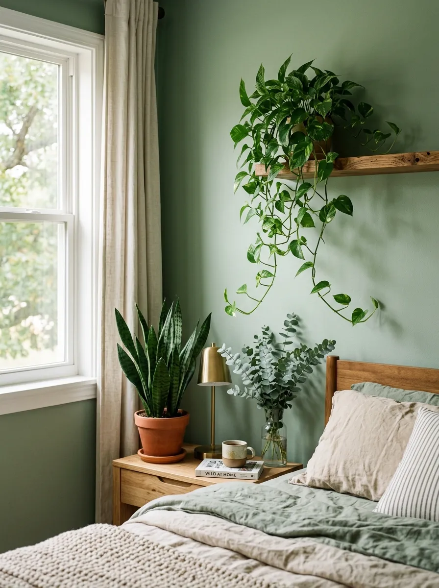 Living Green Beside Painted Green: How Plants Change the Palette