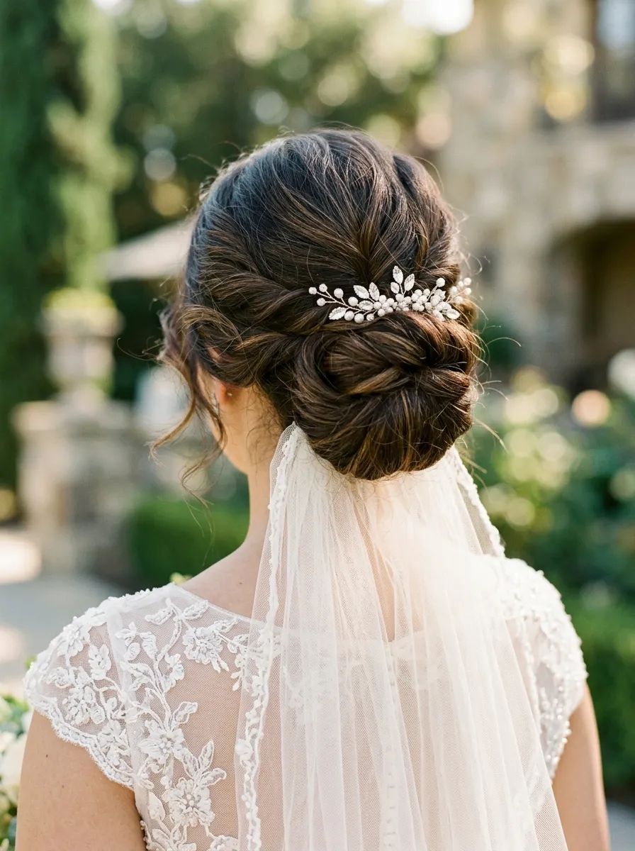 Low Bun: The Bridal Standard