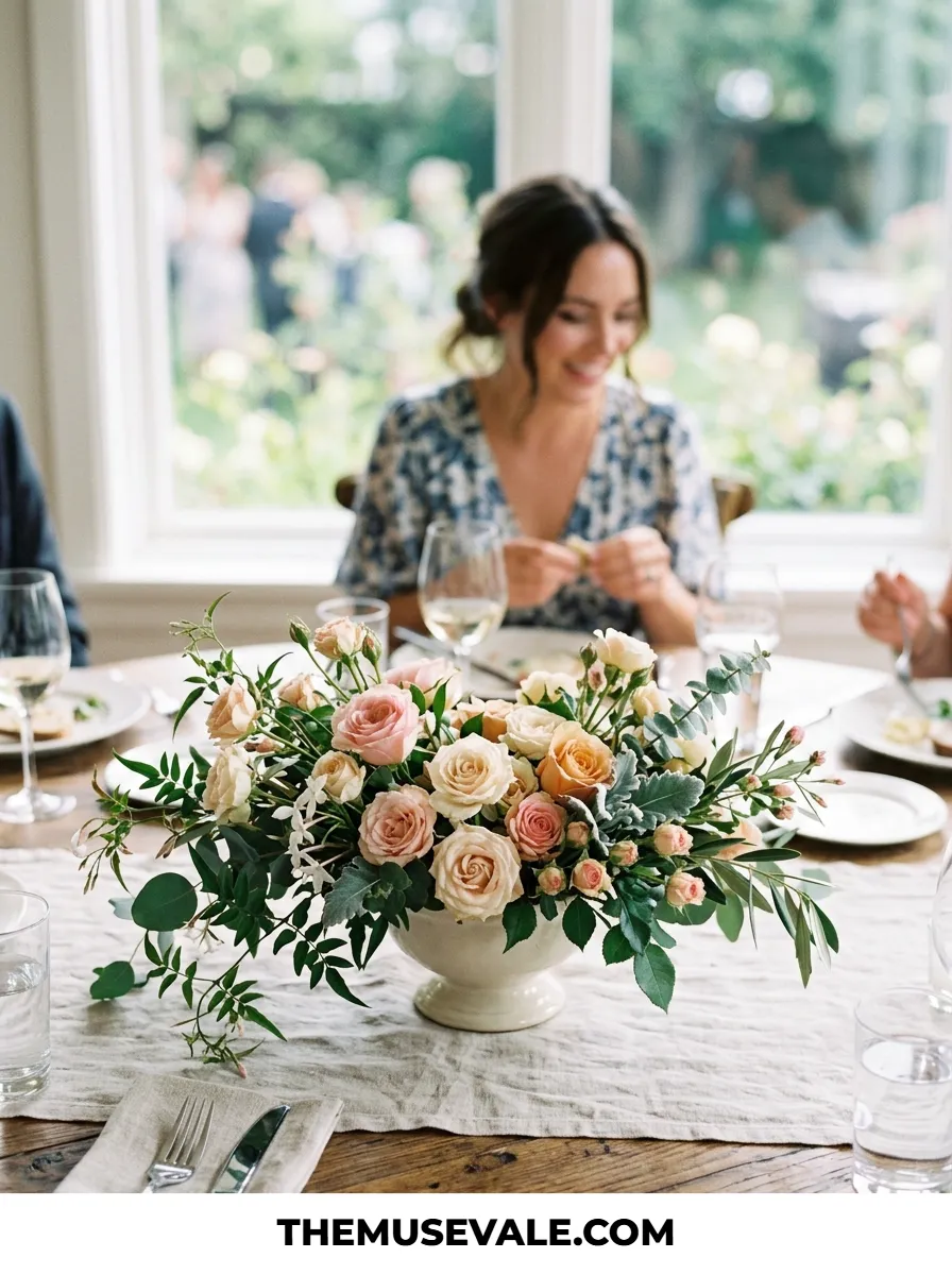 Low, Lush Wedding Centerpiece Ideas Guests Can Talk Over (Call Time: Before Linens)