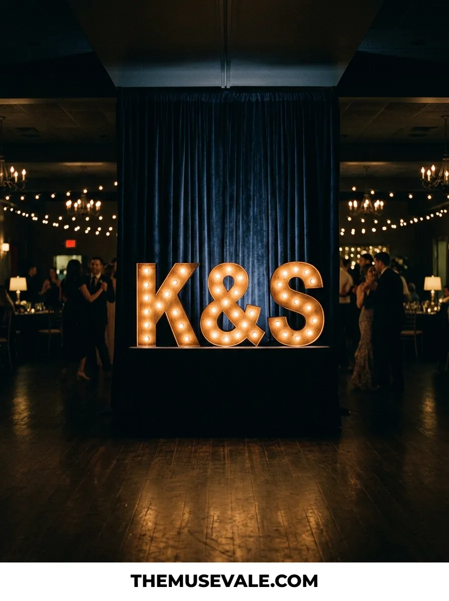 Marquee Letters or a Neon Sign (Call Time: Before Doors Open)
