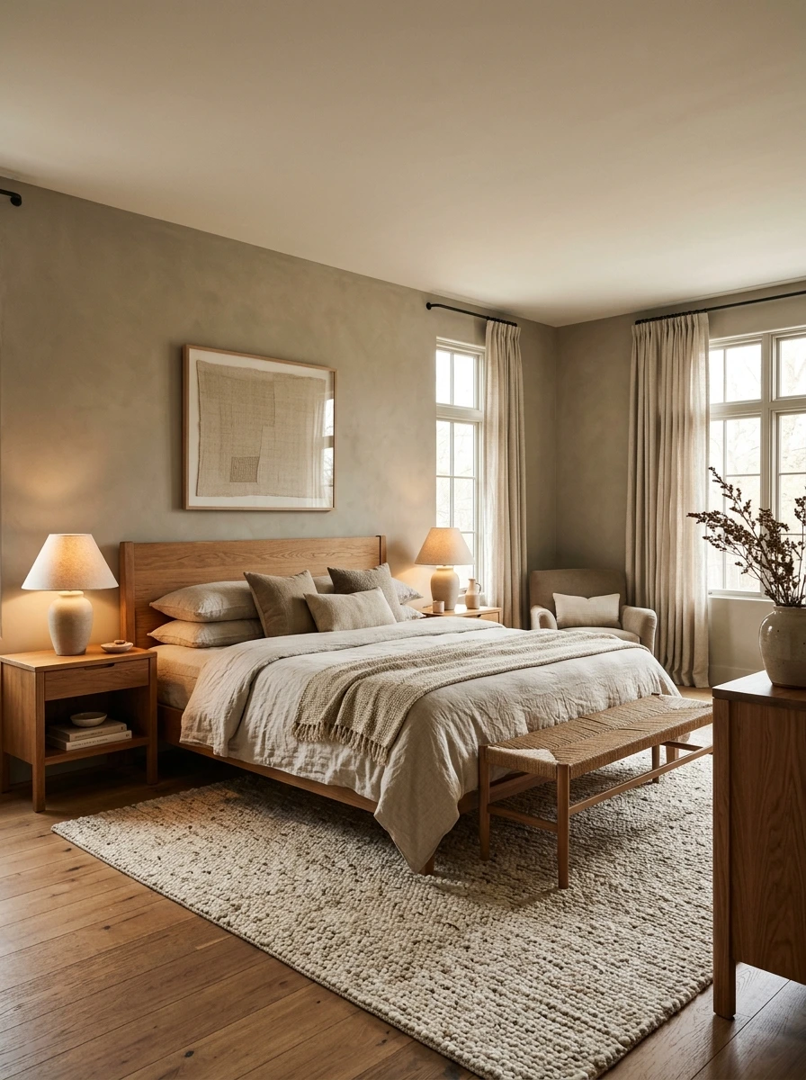 Master Bedroom Decor Ideas Start With a Neutral That Is Actually Doing Something