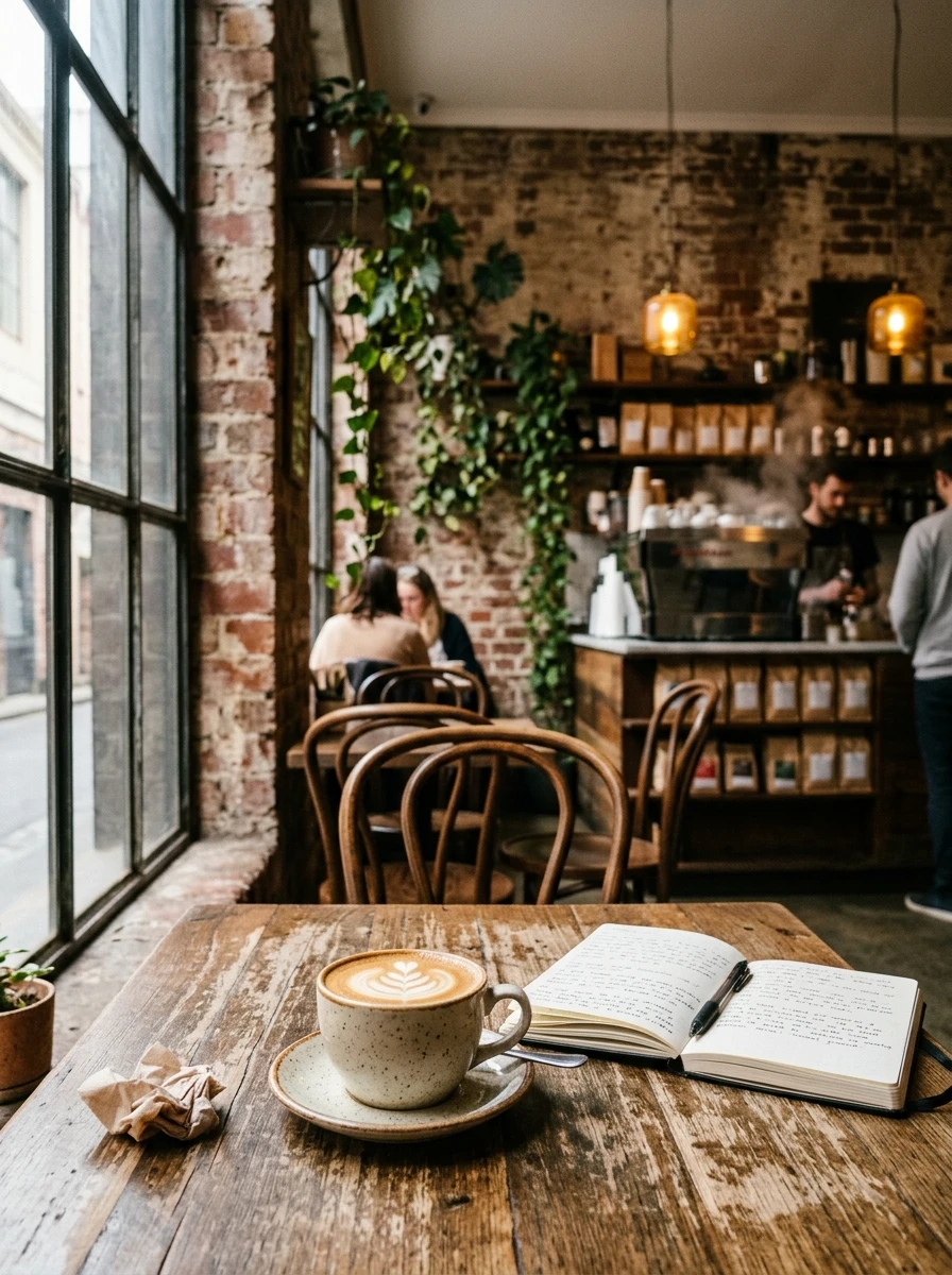Melbourne Coffee Shop Aesthetic