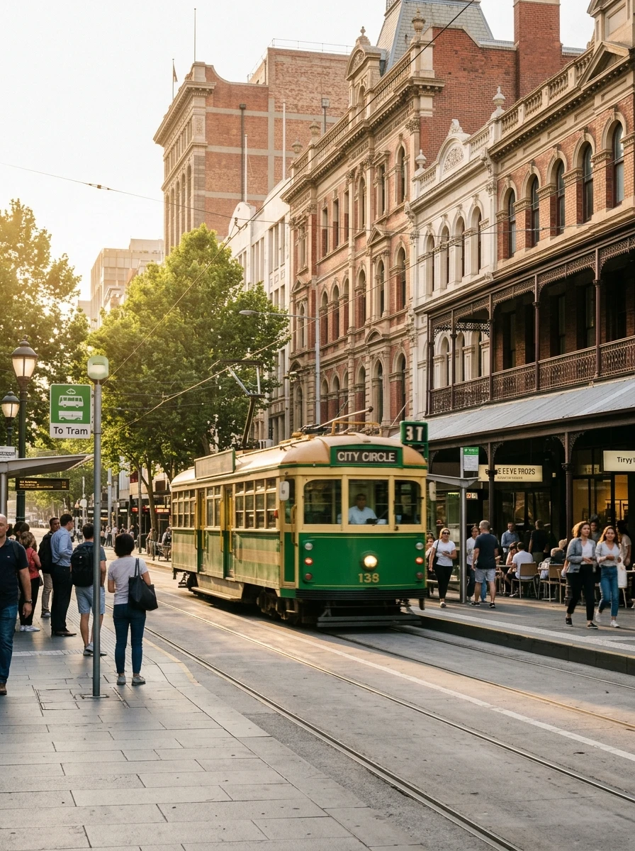 Melbourne Tram: Free in CBD