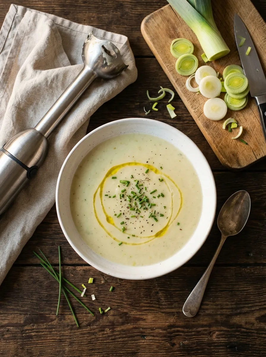 Potato Leek Soup in Four Ingredients and Thirty Minutes: The Fall Soup Recipes Shortcut That Looks Like Effort