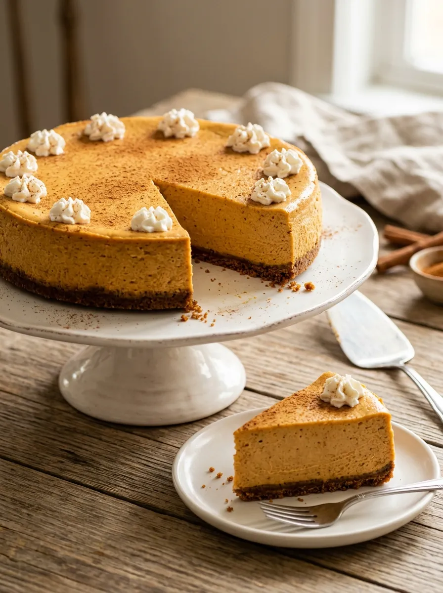 Pumpkin Cheesecake: Worth the Effort