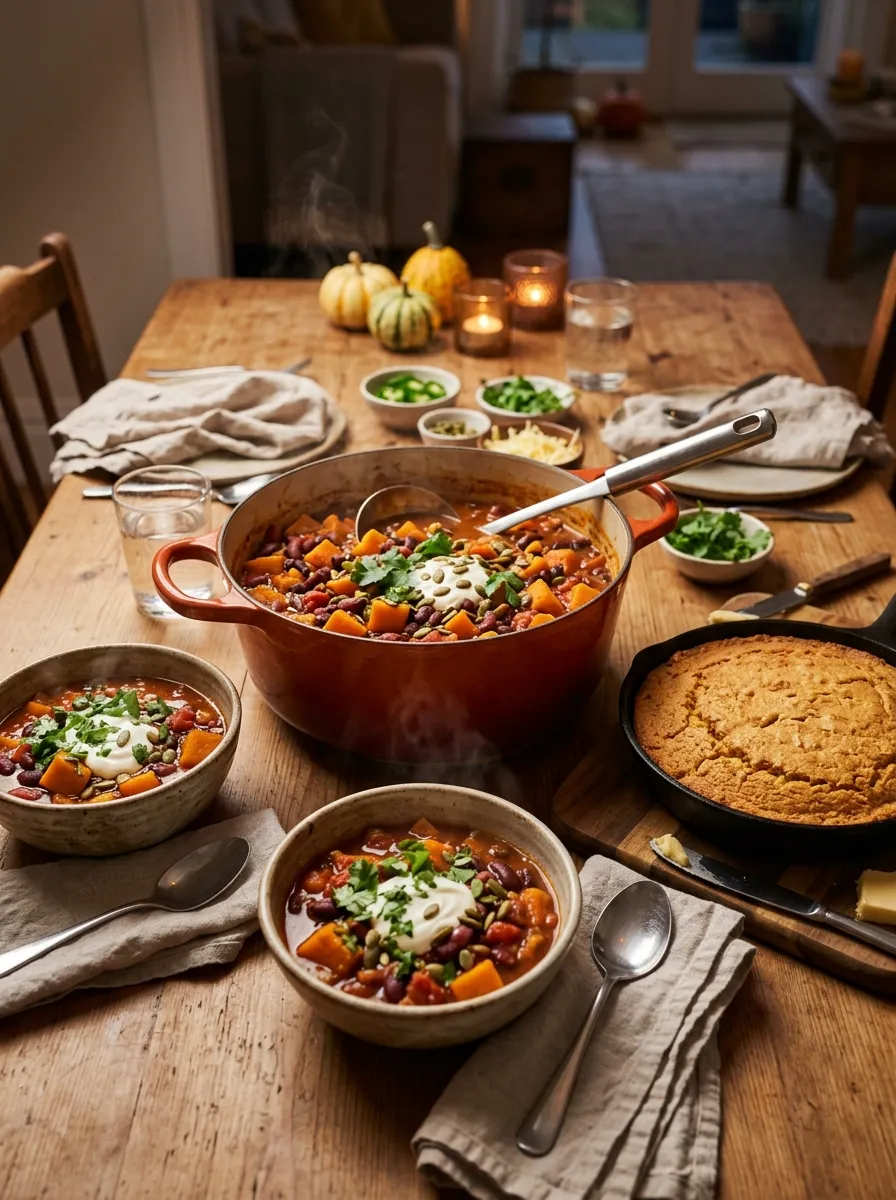 Pumpkin Chili for a Crowd