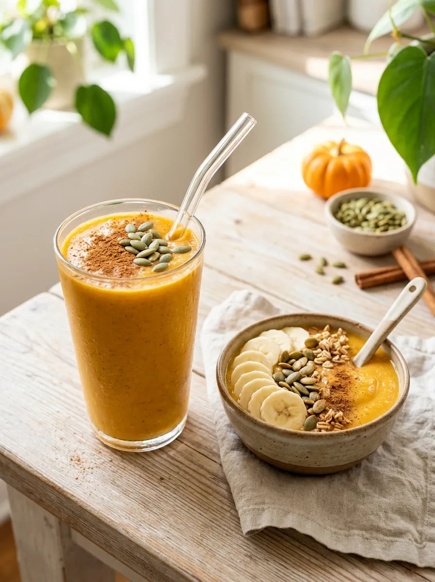 Pumpkin Smoothie for Fall Mornings