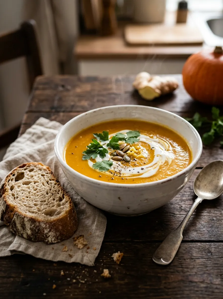 Pumpkin Soup With Ginger