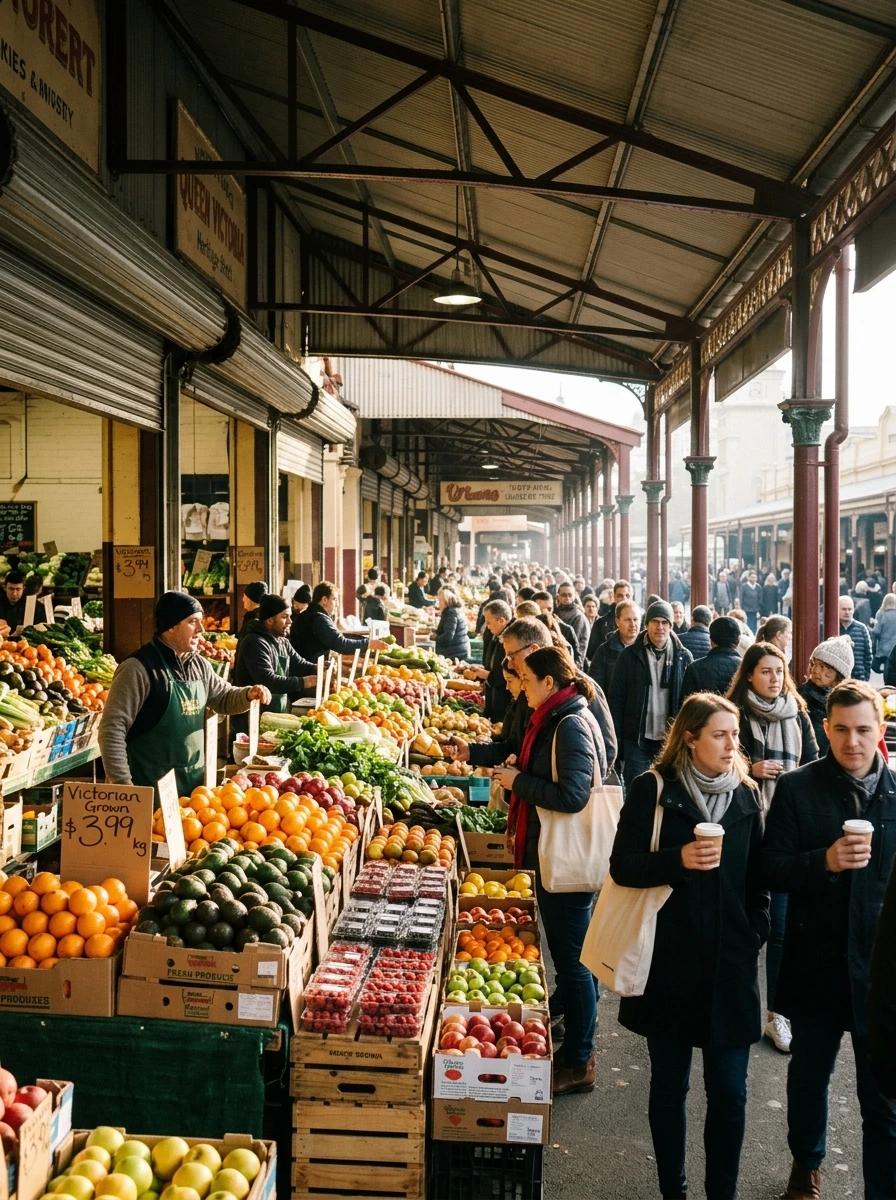 Queen Victoria Market: Go Early