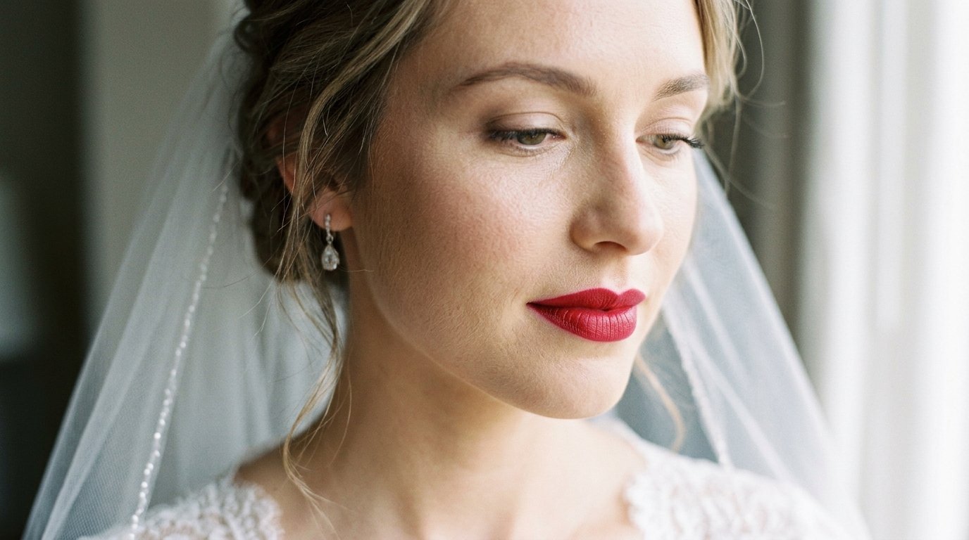 Red: Bridal Makeup Bold Lip