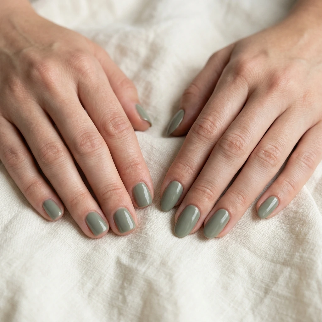 Sage Green: The Surprise Nail