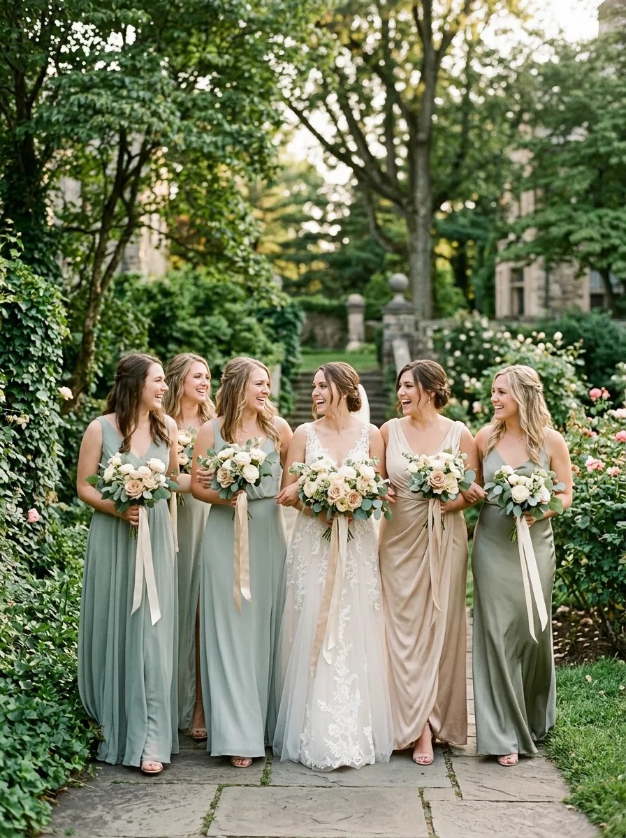 Sage Paired With Warm Neutrals
