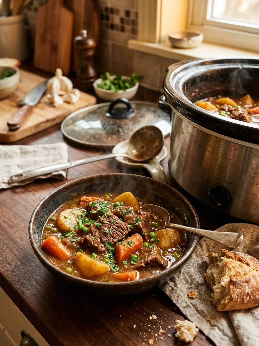 Slow Cooker Beef Stew, the Fall Recipe That Goes In at 8am and Is Perfect by 6pm
