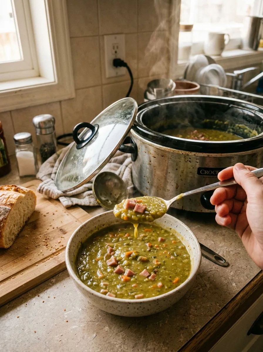 Split Pea Soup in the Slow Cooker: The Proof the Appliance Was Invented for This