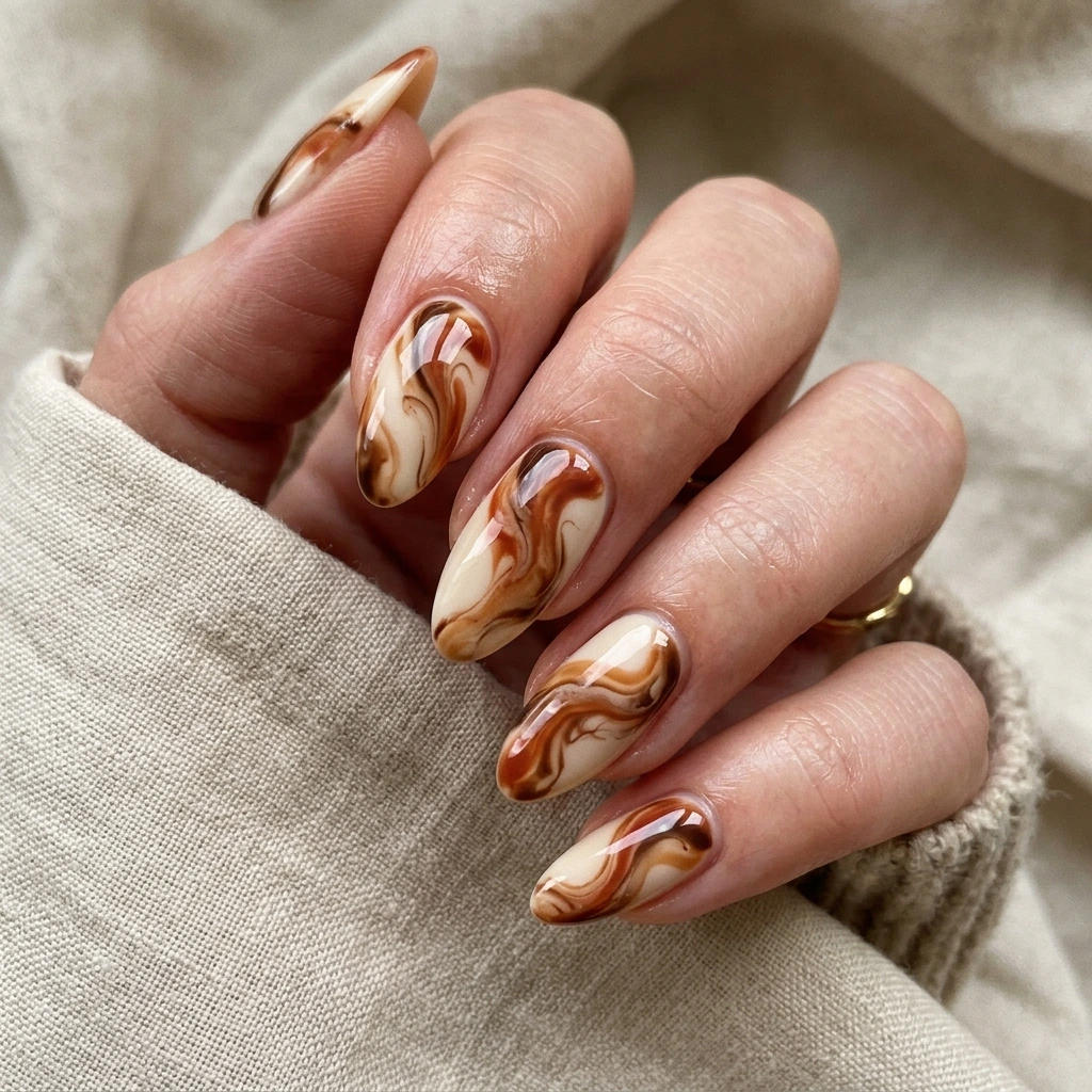 Swirl Design, Autumn Palette