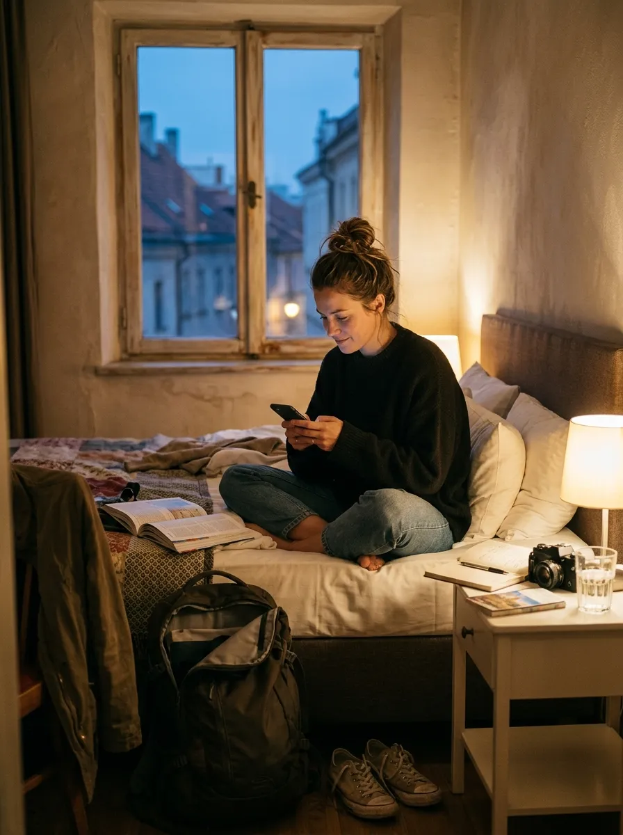 The Daily Check-In Text That Keeps Home Calm Without Taking Over Your Trip