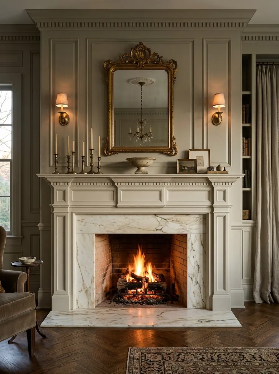 The Fireplace Decisions Behind the Best Traditional Living Room Ideas, and the Ones Most Homeowners Never Make