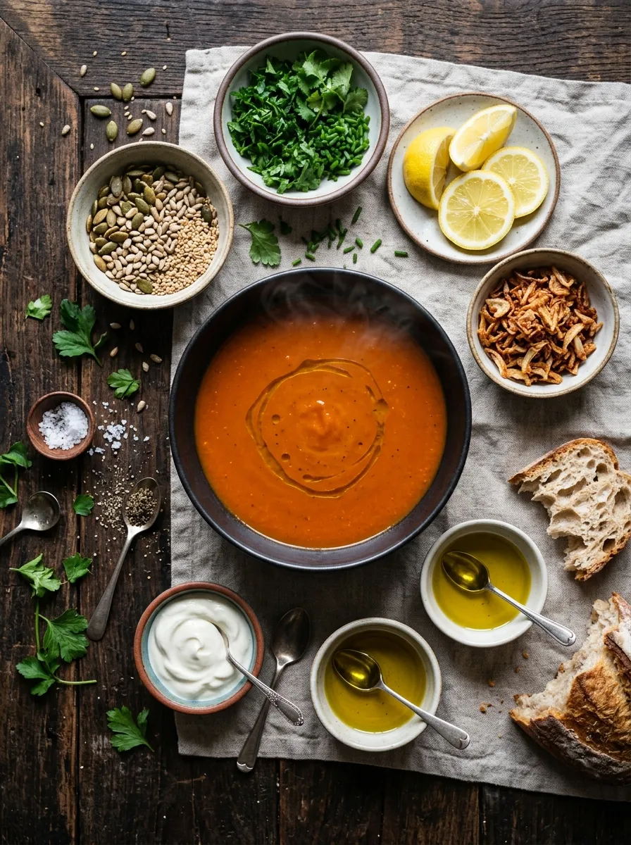 The Garnish Guide That Turns a Bowl of Soup Into a Complete Dish