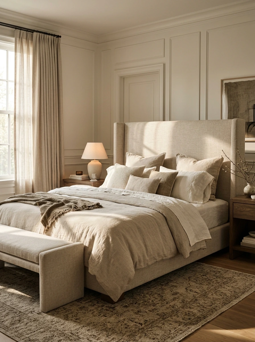 The Headboard Decision Is Not a Furniture Choice, It Is the Master Bedroom's First Statement