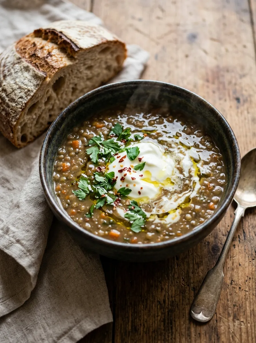 The Lentil Soup That Tastes Like It Simmered All Afternoon When It Didn't