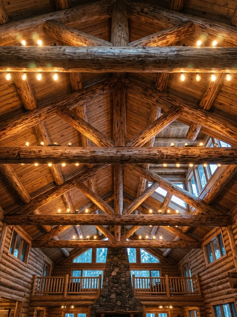 The Log Beam Ceiling That Changes How the Entire Room Sounds
