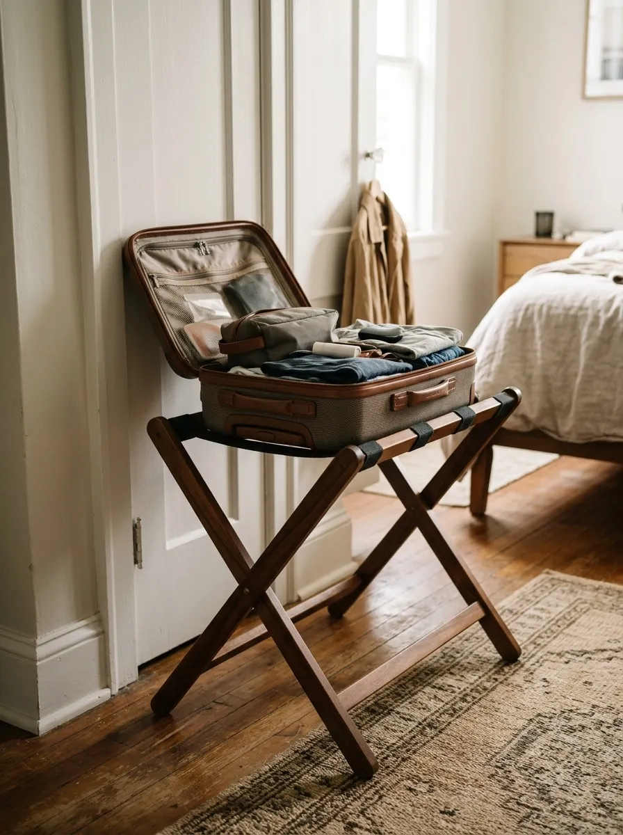 The Luggage Rack: Proof That a Host Has Actually Traveled