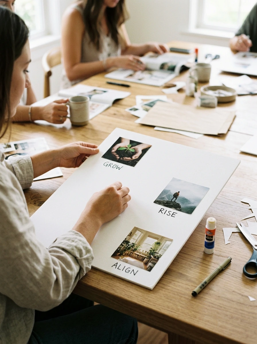 The Minimalist Vision Board: When Less Is Clarity and More Is Decoration