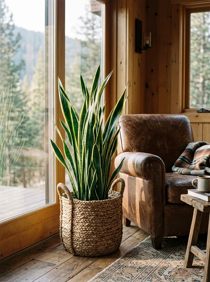 The One Cabin Living Room Plant That Survives Dry Mountain Heat