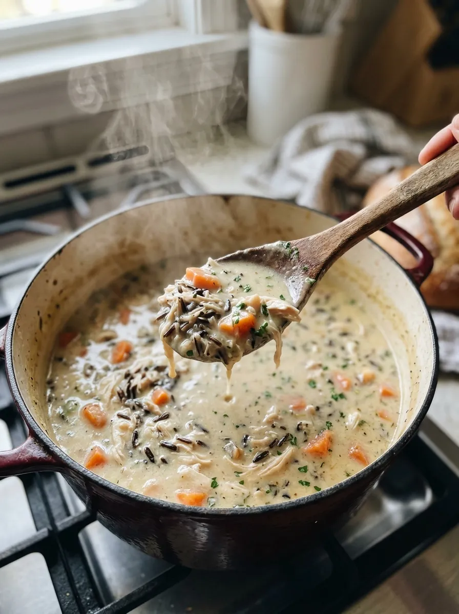 The Sunday Chicken and Wild Rice Soup That Gets Better the Next Day