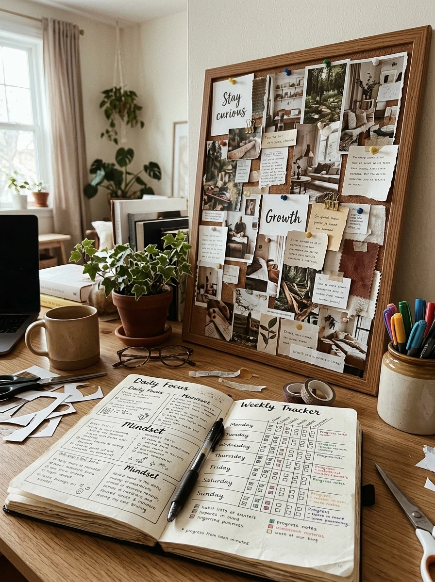 The Vision Board Journal That Tracks Movement, Not Mood