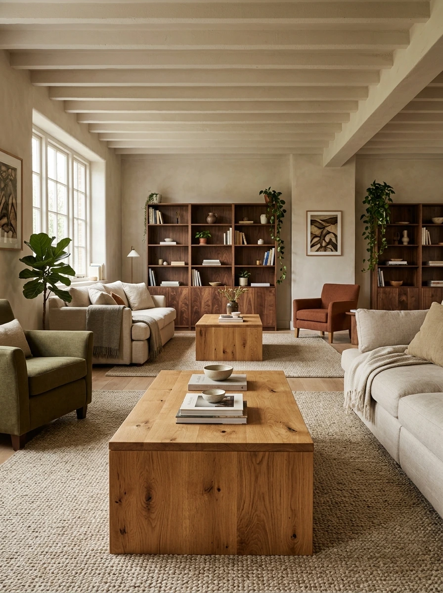 The Warm Wood Tones That Always Work in a Living Room, and the Ones That Don't