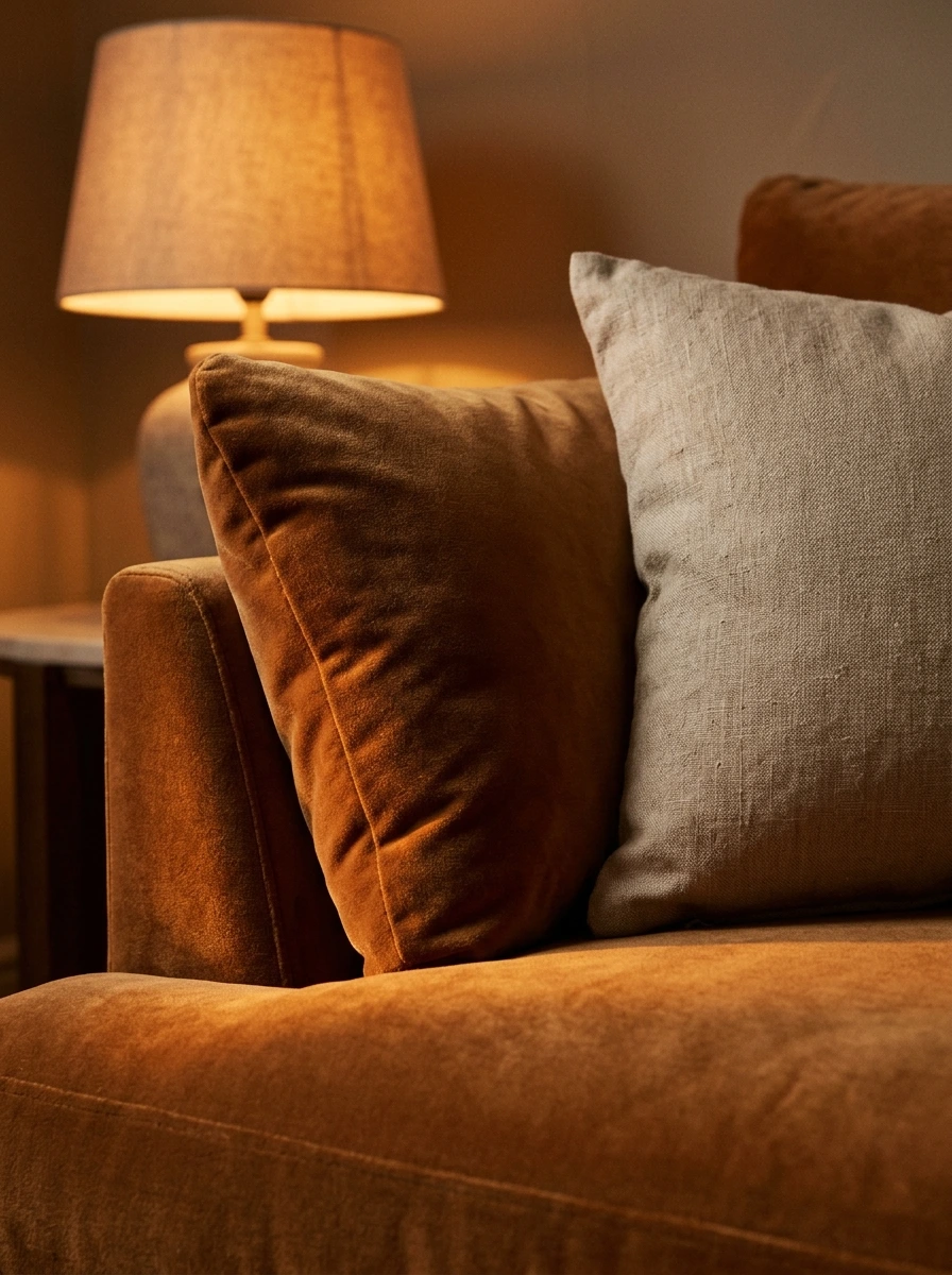 Where Velvet Earns Its Place in a Warm Living Room and Where It Starts Competing