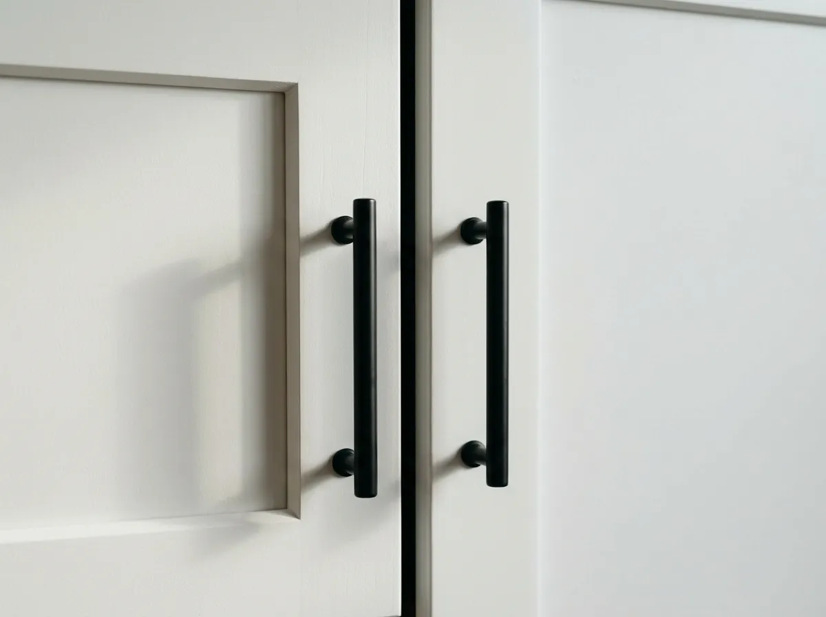 White Shaker Versus Flat Front